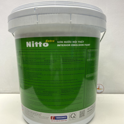 Sơn Nước Toa Nitto Extra nội thất trắng 100 _17L