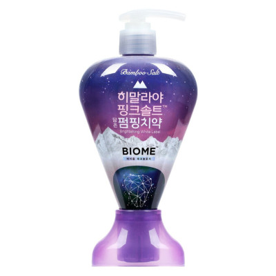 Kem đánh răng Muối Hồng Himalaya Pink Salt BioMe Pumping Hàn Quốc 285g