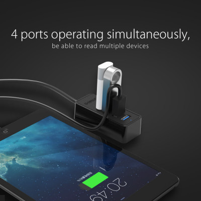 Hub USB 3.0 Orico 4 Cổng W5P-U3 - Hàng Chính Hãng