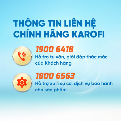 Máy lọc nước nóng nguội 10 lõi lọc Smax Karofi KAH-D10 - Hàng chính hãng