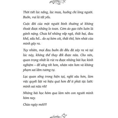 Chào Ngày Mới - Một Đời Đáng Giá Đừng Sống Qua Loa