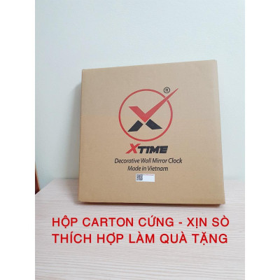 Đồng hồ treo tường XTime BO-01, máy kim trôi cao cấp