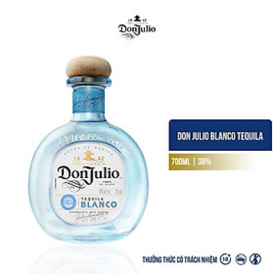 Rượu Don Julio Blanco Tequila 38% 750ml kèm hộp