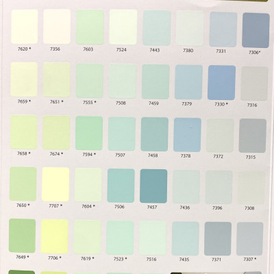 Sơn nước ngoại thất cao cấp TOA 4 Seasons Satin Glo siêu bóng màu xanh 7410 _ 5L