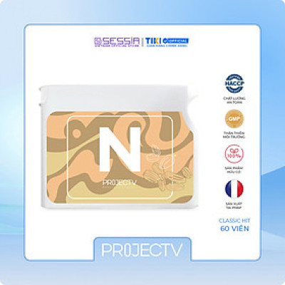 Thực Phẩm Sức Khỏe N Classic Hit - Sức Khỏe Hệ Tiết Niệu - PROJECT V - Hộp 60 Viên - Xuất xứ Pháp, Hàng Chính Hãng