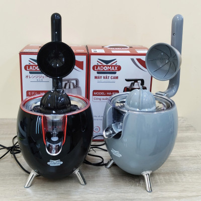 Máy vắt cam công suất lớn Ladomax - Công suất 860W - moto đồng - có linh kiện thay - Màu Xám - Hàng chính hãng