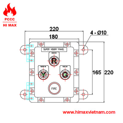 Nút ấn xả nước chống nổ hi max SVP