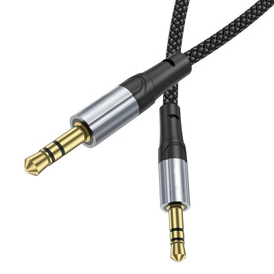 1m Dây Audio 3.5mm tròn mạ vàng 24K, TPE cao cấp - Hàng chính hãng