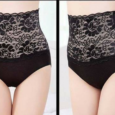 Combo 10 quần lót ren cạp cao chất coton cao cấp