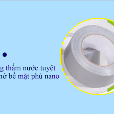 BĂNG KEO CHỐNG THẤM NƯỚC CHO TƯỜNG NHÀ , MÁI TÔN ỐNG NƯỚC BỂ NƯỚC