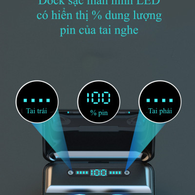 Tai nghe Lobel TWS F9-5 Bluetooth 5.0 công nghệ HiFi âm bass mạnh mẽ (hàng nhập khẩu)