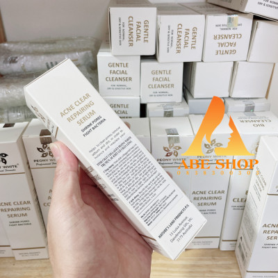 Tinh Chất Mụn PEONY WHITE 40ml - 45ml- Giảm Mụn - Loại Bỏ Các Yếu Tố Gây Mụn 24h - Cân Bằng Da - Se Khít Lỗ Chân Lông