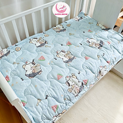 Nệm chống thấm cho bé sơ sinh và trẻ nhỏ Katina House 80x120cm, vải Tencel mềm mịn mát