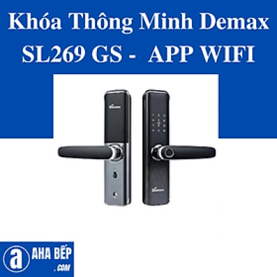 Khóa Thông Minh Demax SL269 GS - APP WIFI . Hàng Chính Hãng
