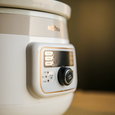 Nồi nấu chậm lòng gốm Hàn Quốc CIM361 dung tích 3L công suất 1000W kho cá, nấu cháo, hầm xương - Hàng chính hãng