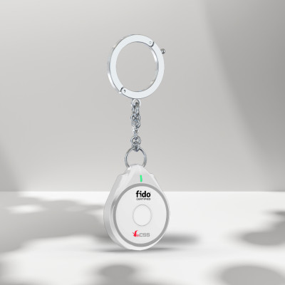 Khóa bảo mật VinCSS FiDO2® Fingerprint (NFC/Bluetooth/USB-C) - Multi Factor authentication (MFA) - Security Key and passkey - Chuẩn FIDO2 - Bảo vệ tài khoản online -  Hàng chính hãng