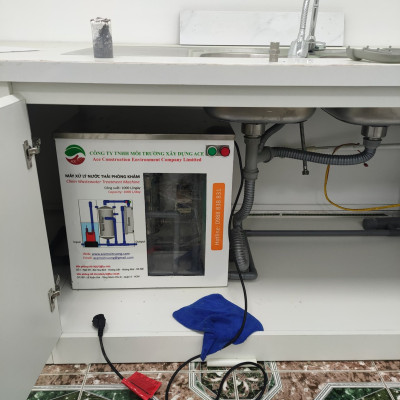 (Hàng chính hãng) Máy lọc nước thải Litero ACE1000I xử lý nước thải Phòng khám chuyên khoa tai – mũi – họng công nghệ oxy hoá bậc cao kết hợp lọc nano và than hoạt tính 1 bộ