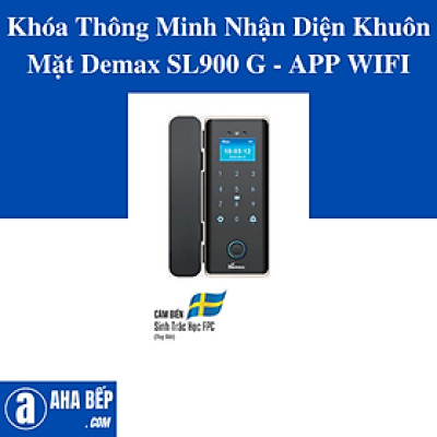 Khóa Thông Minh Nhận Diện Khuôn Mặt Demax SL900 G - APP WIFI. Hàng Chính Hãng