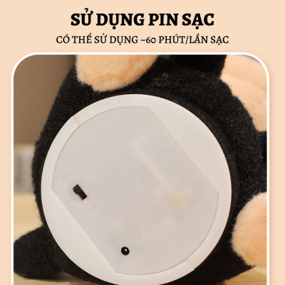 Chó bông sợ ong đốt đồ chơi cho bé giải trí giảm stress biết sủa hát nhại giọng, quà tặng sinh nhật cho bé