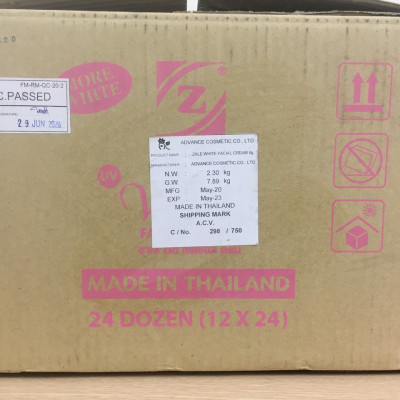 KEM DƯỠNG TRẮNG DA ZALE HỒNG 8G - NHẬP KHẨU - THÙNG 12 HÔP 288 HỦ