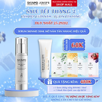 SERUM SKINMD LABORATORIES PURE WHITENOL 50ML - PHỤC HỒI DA BỊ NÁM - HÀN QUỐC
