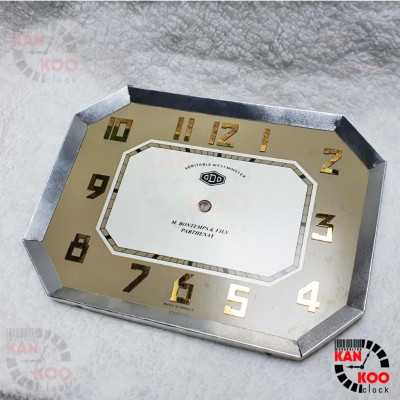 Mặt Số Bát Giác Ngang ODO-N2 – Số Nổi Inox 304, Viền Nhôm, Logo ODO – Lắp Đồng Hồ Cổ Điển