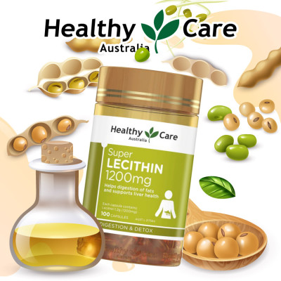 Mần đậu nành Healthy Care Super Lecithin Úc Tăng cường chức năng gan khỏe mạnh, nâng cao sức khỏe, sắc đẹp từ bên trong - QuaTangMe Extaste