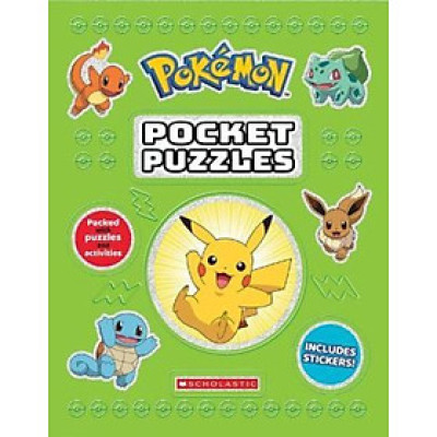 Sách - Pokemon Pocket Puzzles by Scholastic (US edition, paperback)