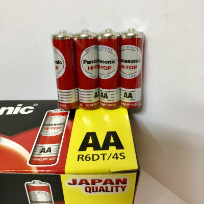 Hộp Pin AA tiểu Panasonic 60 viên R6DT/4S hàng chính hãng