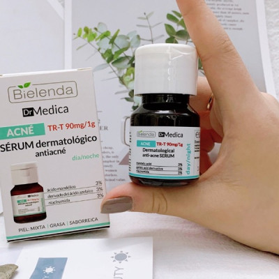 Serum cho da mụn Bielenda Medica Anti Acne loại bỏ mụn tái tạo da