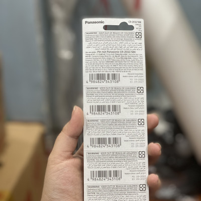 5 Viên Pin CR2032 3V Panasonic Lithium thay pin Smartkey , Cmos , Pin thay Airtag - Hàng chính hãng