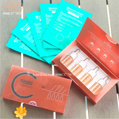 Combo 2 Bộ Serum Vitamin C - VC BRITGH MAX SERUM - Làm Sáng Da (Hàng Chính Hãng) + Tặng 1 Bộ Skin Booster Super Serum