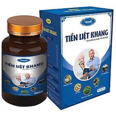 ￼TIỀN LIỆT KHANG Vinaphar  - Hộp 60 Viên - Hỗ trợ hạn chế sự phát triển của u xơ, phì đại tiền liệt tuyến lành tính
