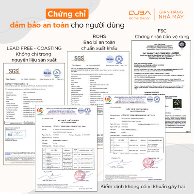 Đế chữ C máy Staresso gỗ chuẩn xuất khẩu Châu Âu - Hàng chính hãng DUBA 