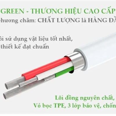 Ugreen UG30508US188TK 1M màu Hồng Trắng Bộ chuyển đổi USB 2.0 sang USB-C - HÀNG CHÍNH HÃNG
