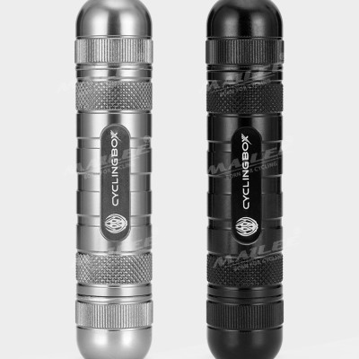 Vá Lụi Mini Xe đạp cho lốp xe không săm bỏ túi CB-9904 chất liệu nhôm nguyên khối, chắc chắn, chiều dài chỉ 9.6cm (tặng kèm thêm 5 sợi vá)  - Mai Lee