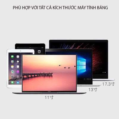 Giá Đỡ Ipad, Máy Tính Bảng Hợp Kim Nhôm 6 Mức Điều Chỉnh Chiều Cao Thông Thoáng Hỗ Trợ Tản Nhiệt Hàng Nhập Khẩu Chính Hãng KitAcoom