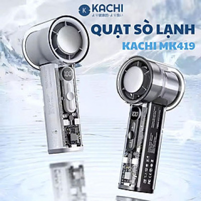 Quạt Sò Lạnh Cầm Tay Kachi MK419: Mát Lạnh Tức Thì, Đánh Tan Nóng Bức - Hàng chính hãng