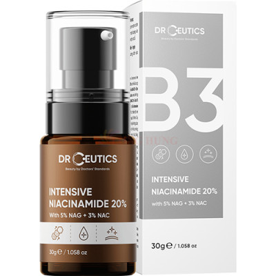 Tinh chất dưỡng trắng DrCeutics Intensive Niacinamide 20% + NAG 5% +NAC 3% (30g) - Hàng chính hãng