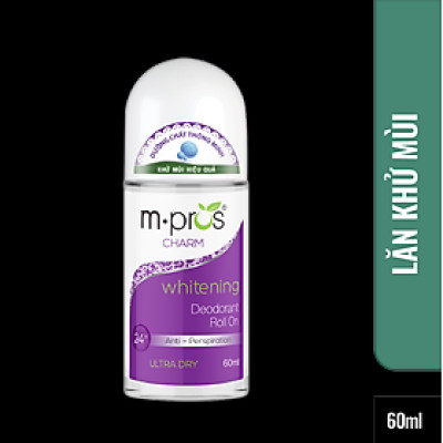 Lăn Khử Mùi – Trắng Mịn – Quyến Rũ M.pros 60ml