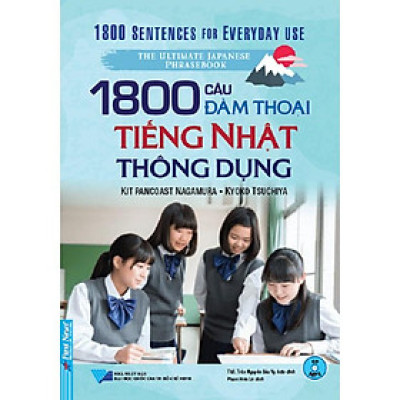 Sách 1800 Câu Đàm Thoại Tiếng Nhật Thông Dụng First News