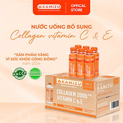 Nước uống bổ sung Kamizu hương cam thanh mát - Thùng 24 chai