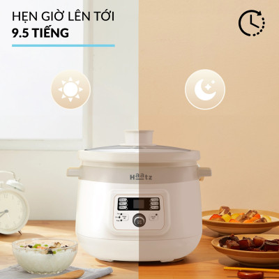 Nồi nấu chậm lòng gốm Hàn Quốc CIM361 dung tích 3L công suất 1000W kho cá, nấu cháo, hầm xương - Hàng chính hãng