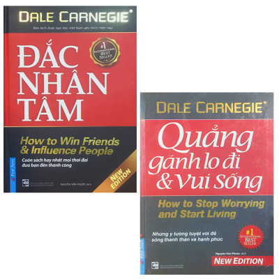 Combo Sách Tư Duy - Kỹ Năng Sống: Đắc Nhân Tâm (Bìa Cứng) + Quẳng Gánh Lo Đi Và Vui Sống (Bìa Cứng)