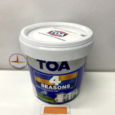 Sơn phào chỉ trong và ngoài nhà Toa 4 Seasons Tropic Shield màu cam C- 8022_1L