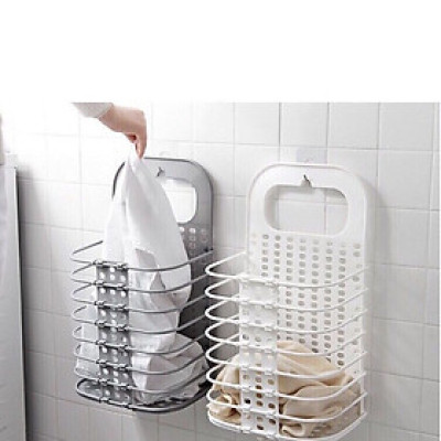 Giỏ Treo Đựng Đồ Tiện Ích Dính Cường Lực (giao màu ngẫu nhiên)