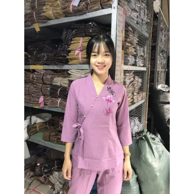 ĐỒ LAM ĐI CHÙA # ĐỒ ĐI CHÙA # PHÁP PHỤC PHẬT GIÁO #Nkật Vẽ kate 102