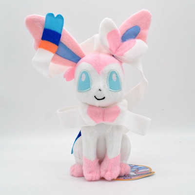 Gấu bông pokemon eevee (eevui) Sylveon hệ tiên (20cm--->30cm) nguyên tem nguyên tag xịn mịn đẹp hàng cao cấp, an toàn cho trẻ nhỏ