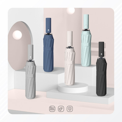 Ô Chống Nắng Che Mưa Cản UV Tự Động Đóng Mở Khung 12 Xương - Dù Đi Mưa 