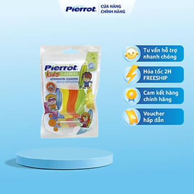 Chỉ kẽ răng trẻ em Pierrot đa sắc màu 20 chiếc